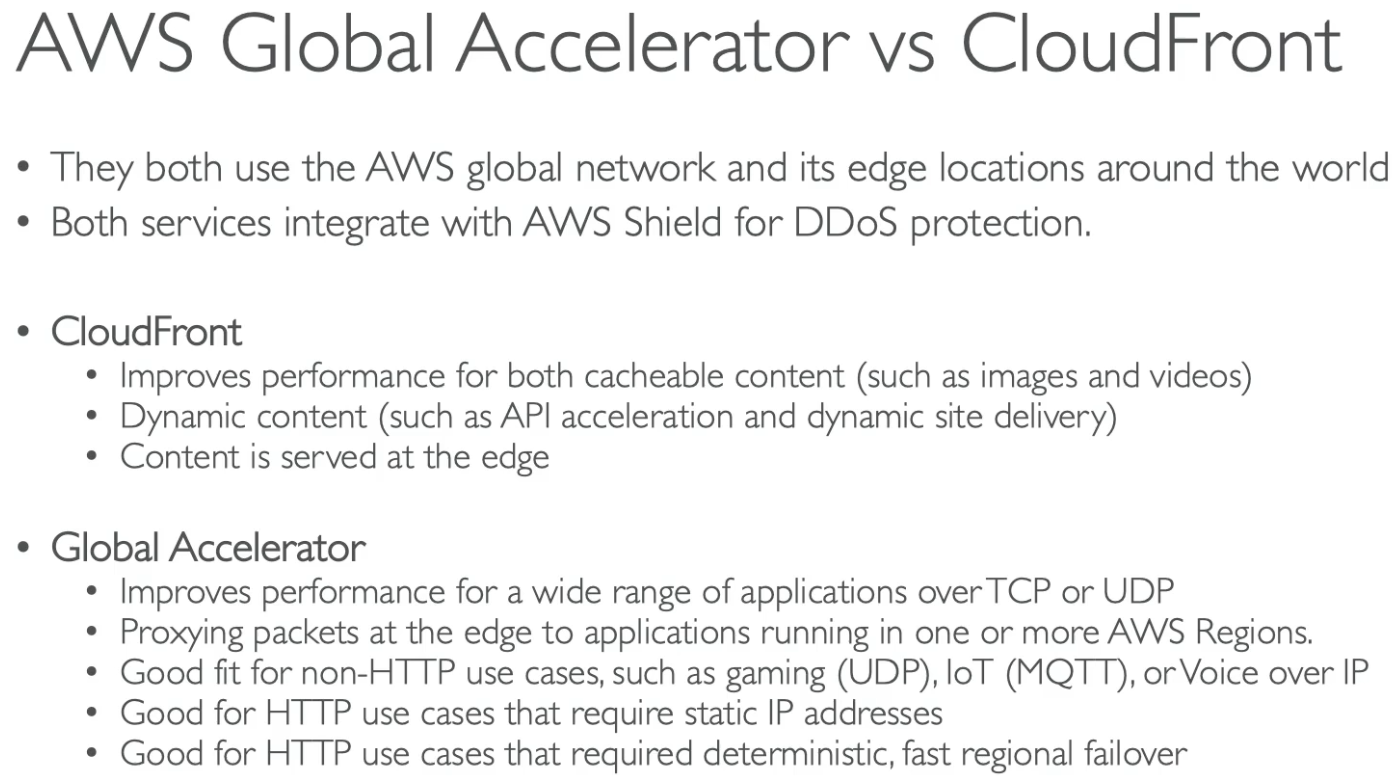 CloudFront vs. Global Accelerator